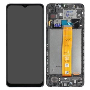 Samsung-a125f-galaxy-a12-LCD-black-with Frame