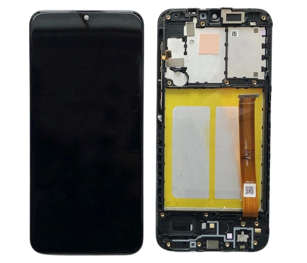 Samsung-galaxy-A10e-LCD-with-frame & without frame